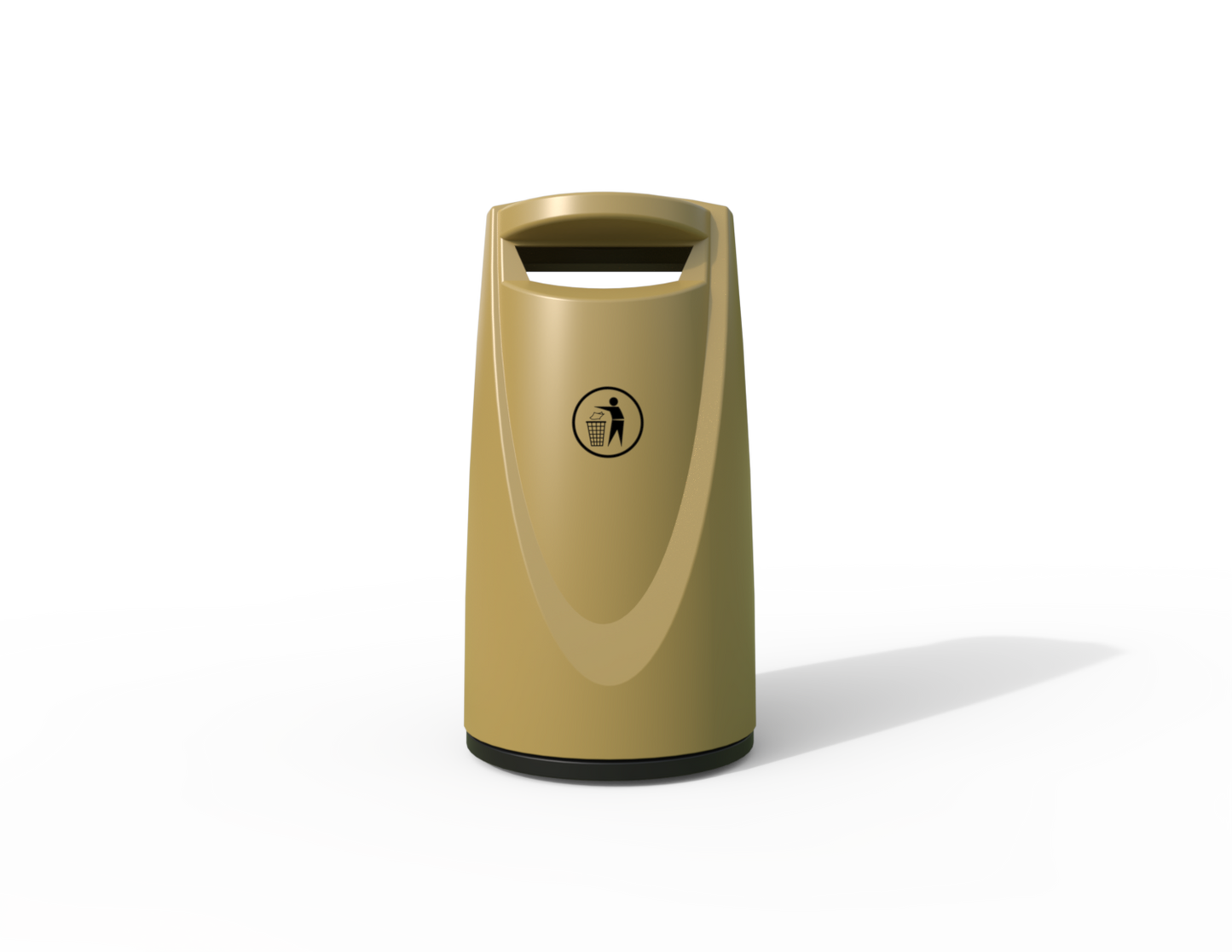 Darcy traditional Floor Mounted Litter Bin 90L | Outdoor Litterbins |