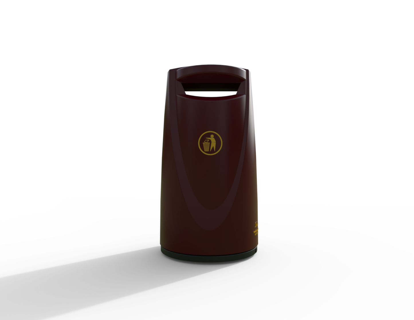 Darcy traditional Floor Mounted Litter Bin 90L | Outdoor Litterbins |