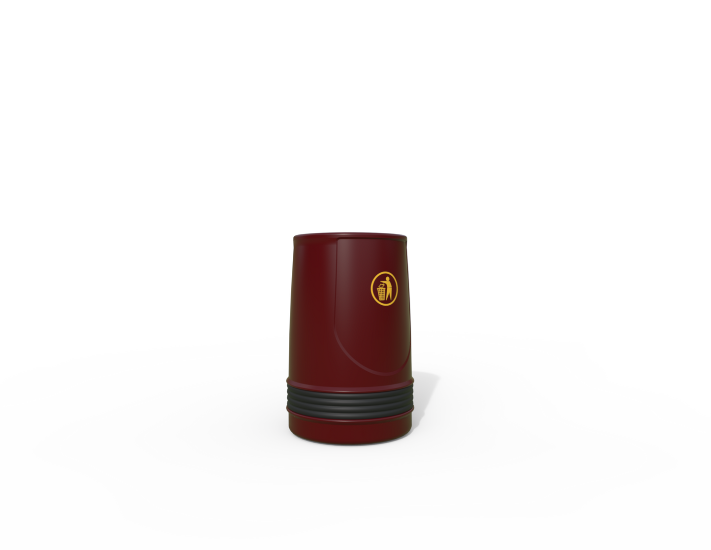Falcon Traditional Floor Mounted Litter Bin 90L | Outdoor Litterbins |