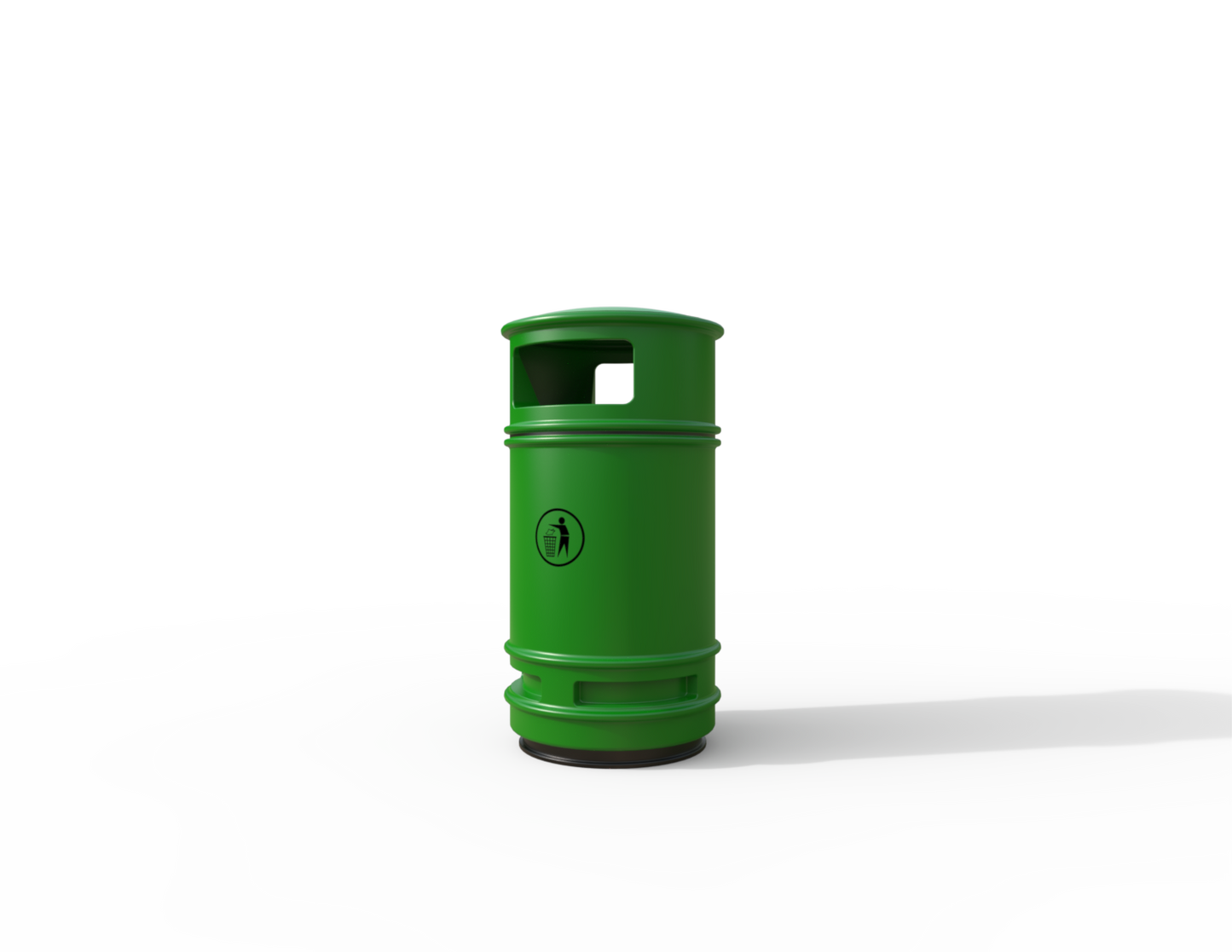 Copperfield Traditional Floor Mounted Bin 90L | Outdoor Litterbins |