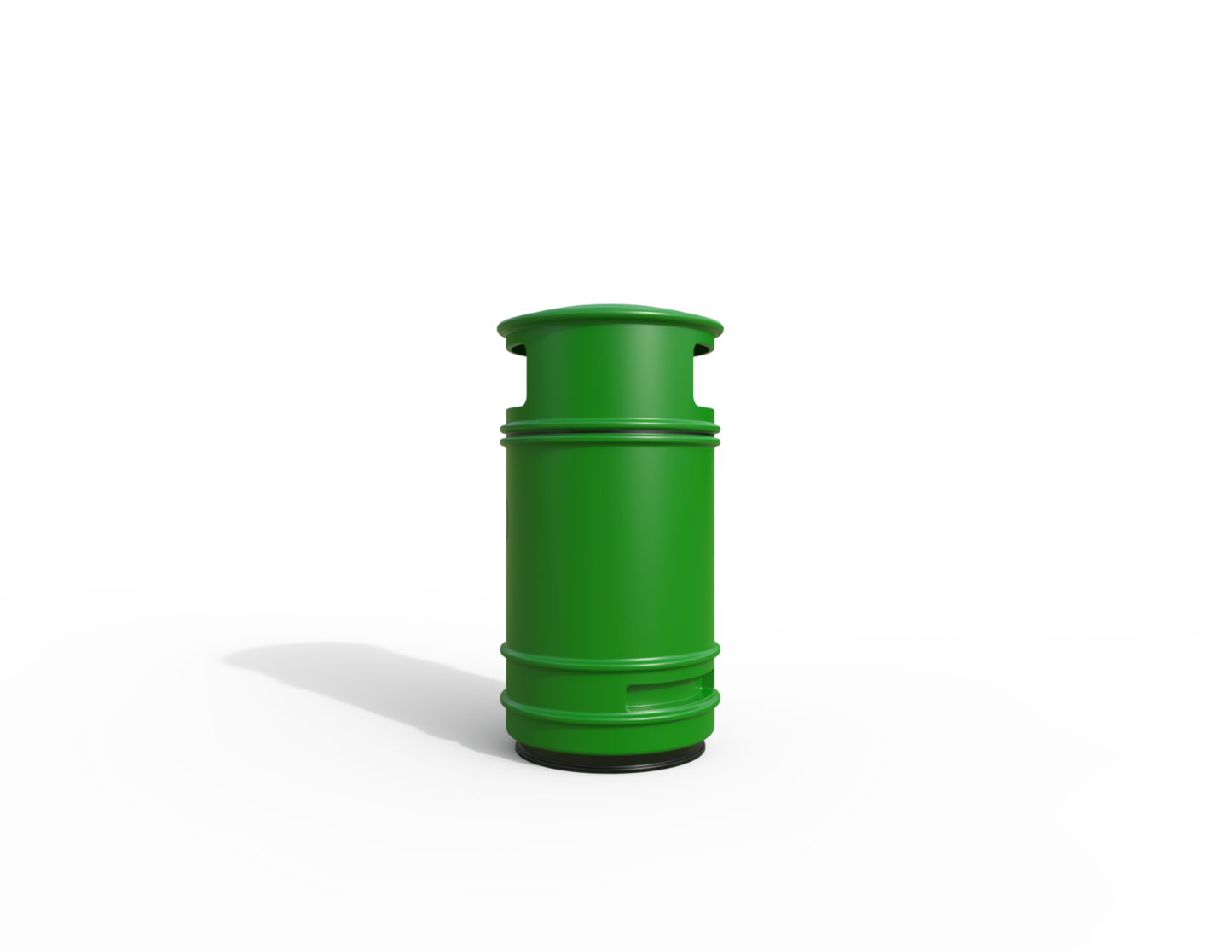 Copperfield Traditional Floor Mounted Bin 90L | Outdoor Litterbins |