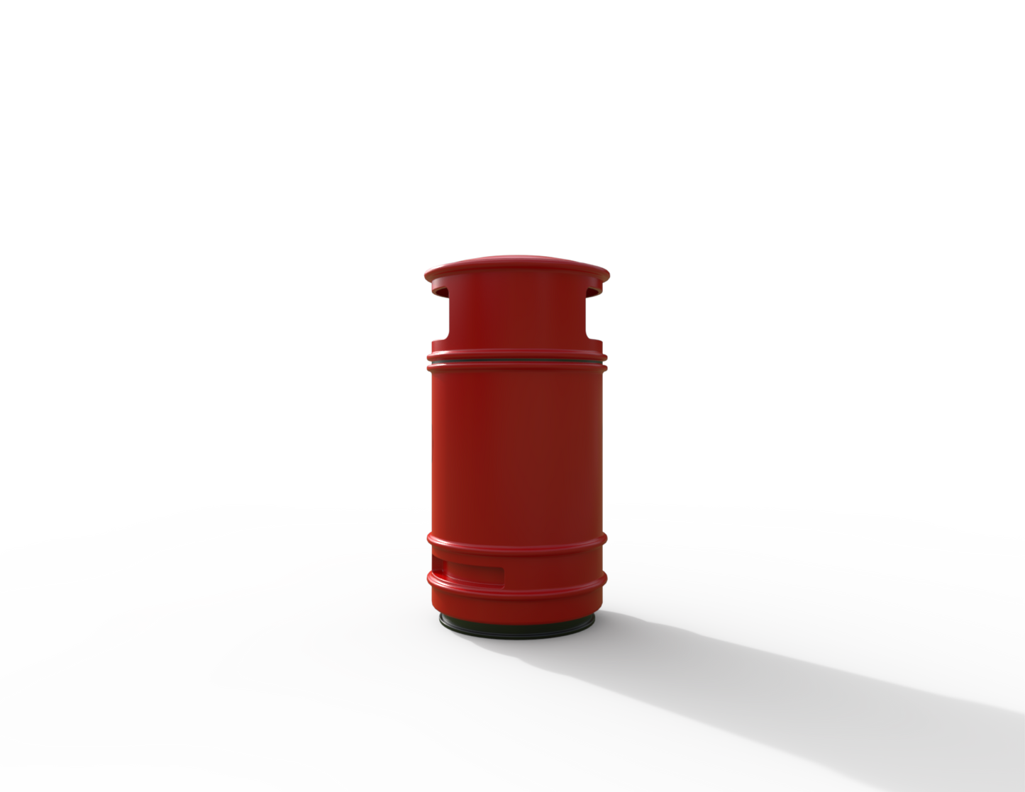 Copperfield Traditional Floor Mounted Bin 90L | Outdoor Litterbins |