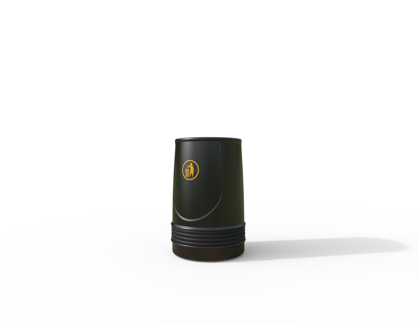 Falcon Traditional Floor Mounted Litter Bin 90L | Outdoor Litterbins |