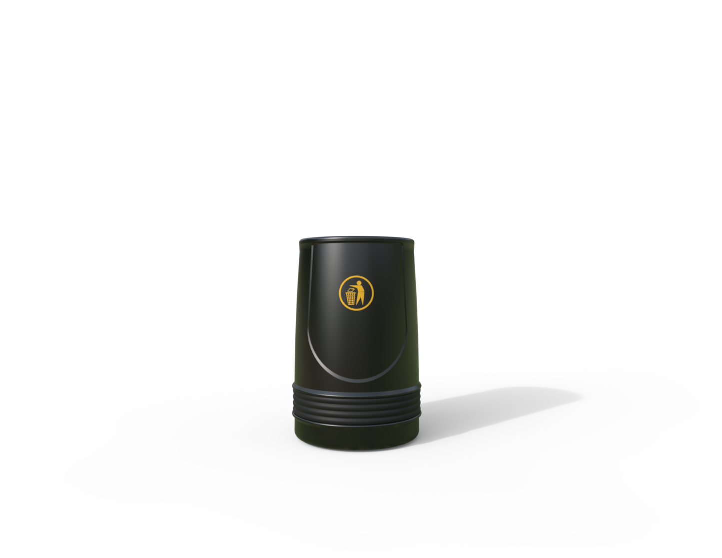 Falcon Traditional Floor Mounted Litter Bin 90L | Outdoor Litterbins |