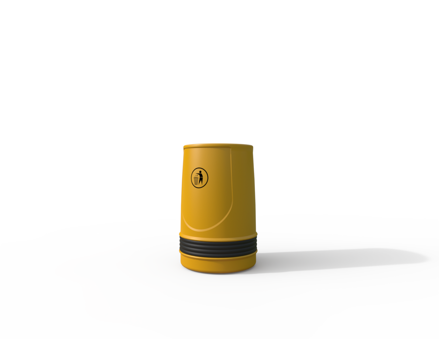 Falcon Traditional Floor Mounted Litter Bin 90L | Outdoor Litterbins |