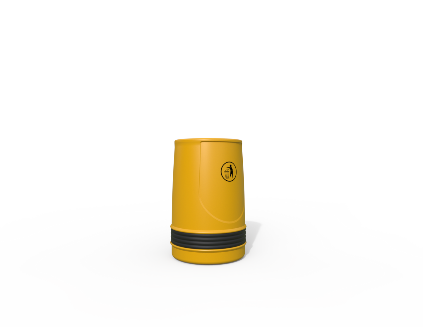 Falcon Traditional Floor Mounted Litter Bin 90L | Outdoor Litterbins |