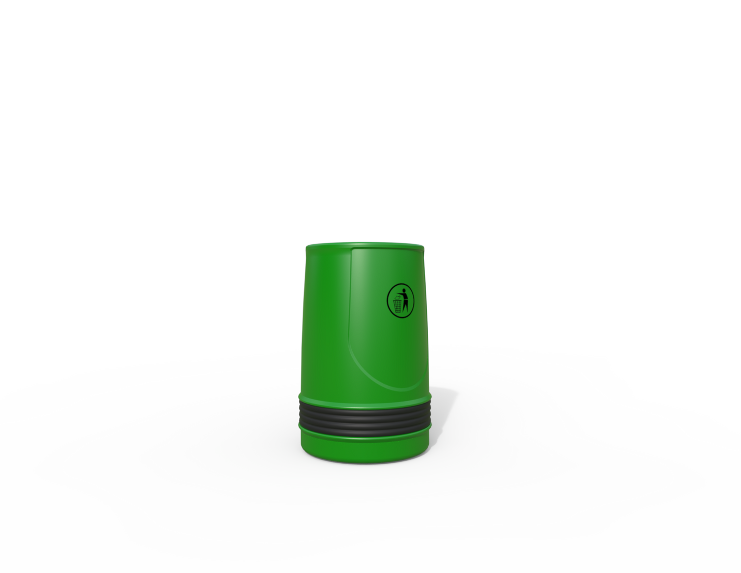 Falcon Traditional Floor Mounted Litter Bin 90L | Outdoor Litterbins |