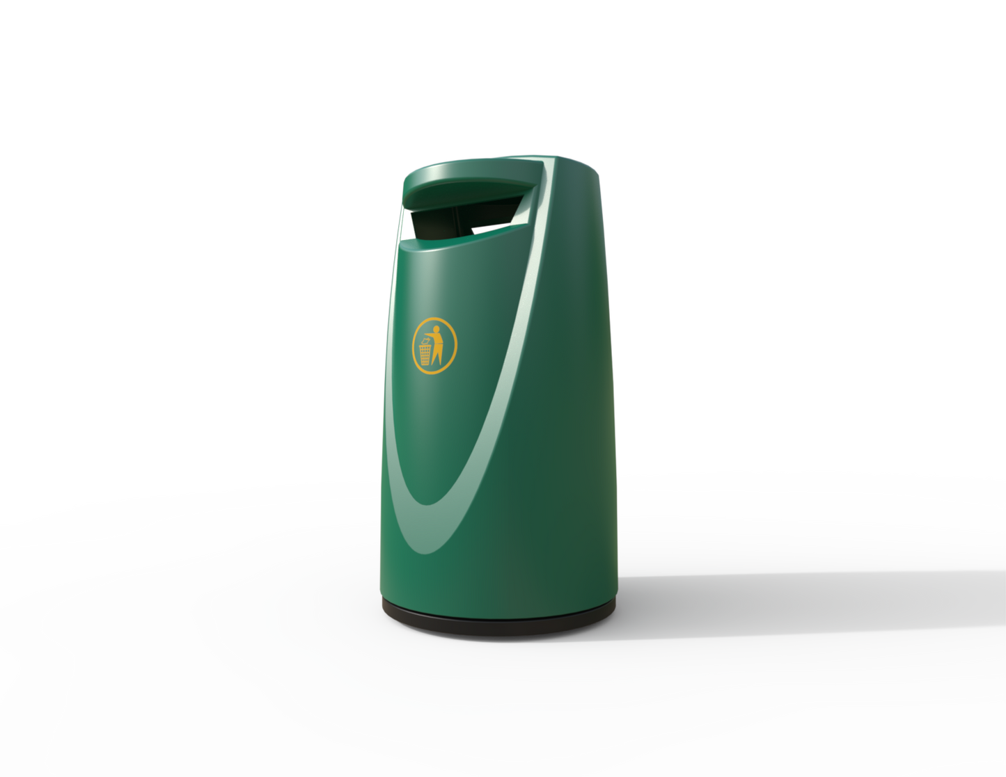 Darcy traditional Floor Mounted Litter Bin 90L | Outdoor Litterbins |