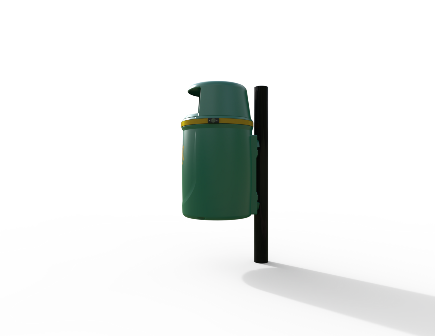 Osprey Traditional Post Mounted Litter Bin 40L | Outdoor Litterbins |