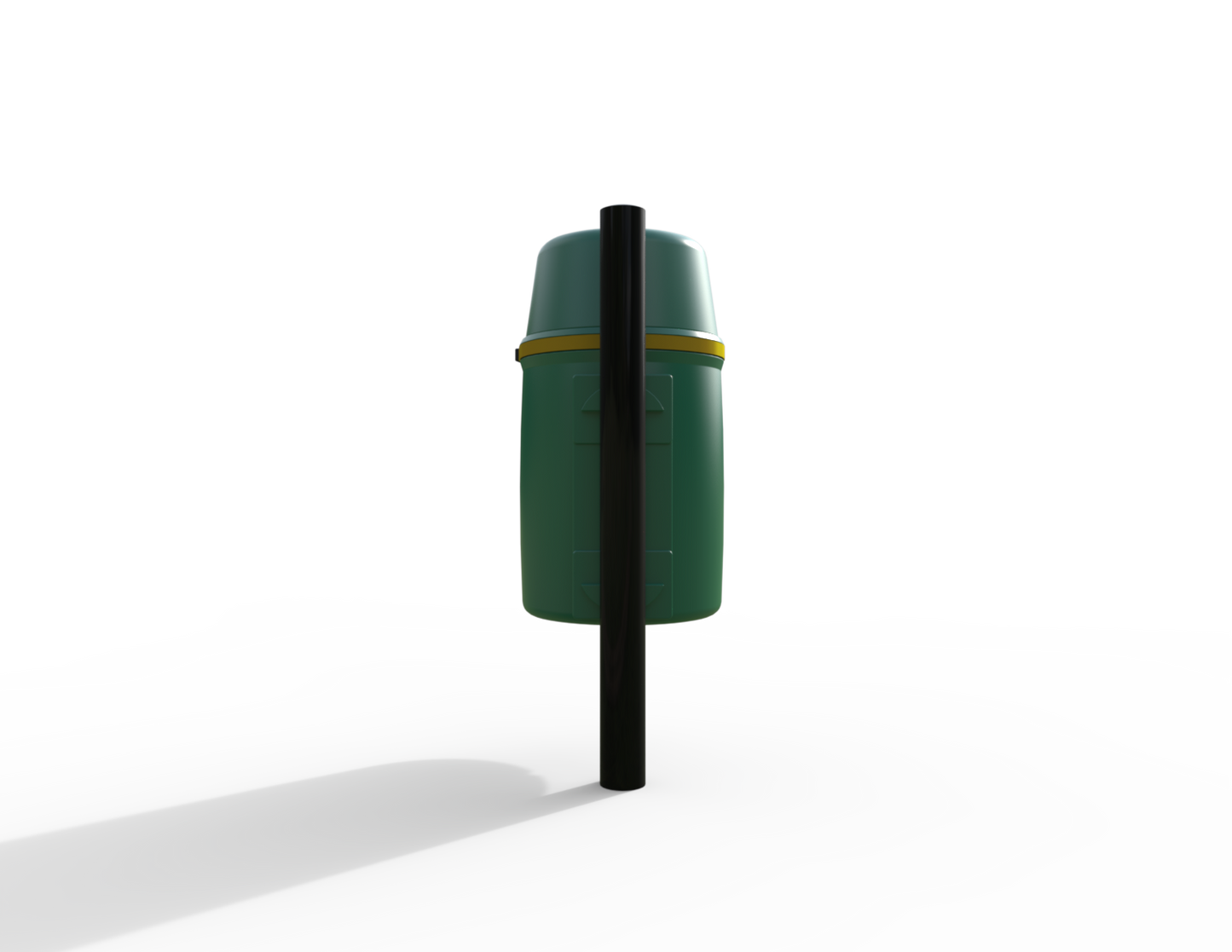 Osprey Traditional Post Mounted Litter Bin 40L | Outdoor Litterbins |