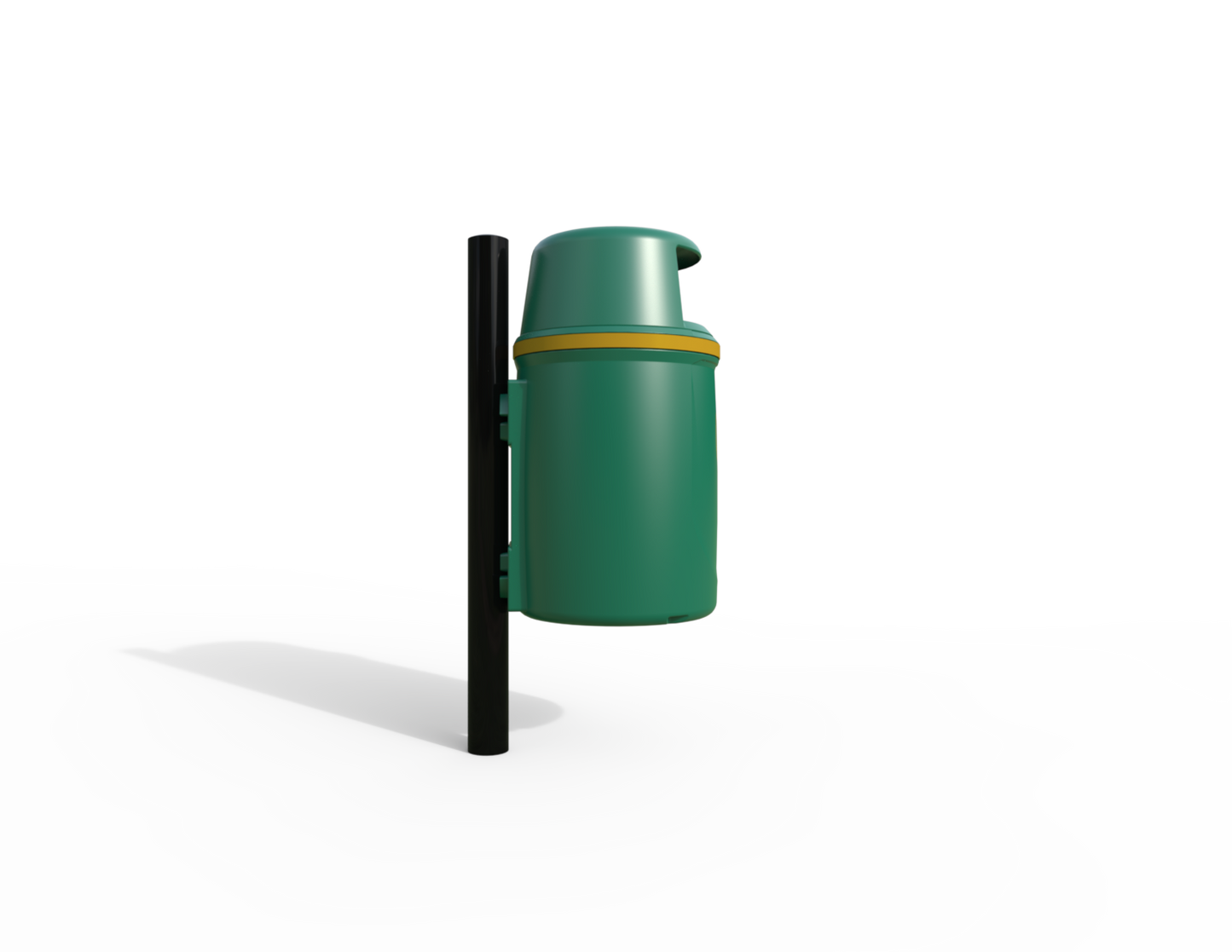 Osprey Traditional Post Mounted Litter Bin 40L | Outdoor Litterbins |