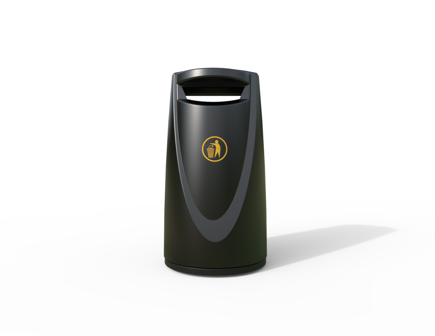 Darcy traditional Floor Mounted Litter Bin 90L | Outdoor Litterbins |