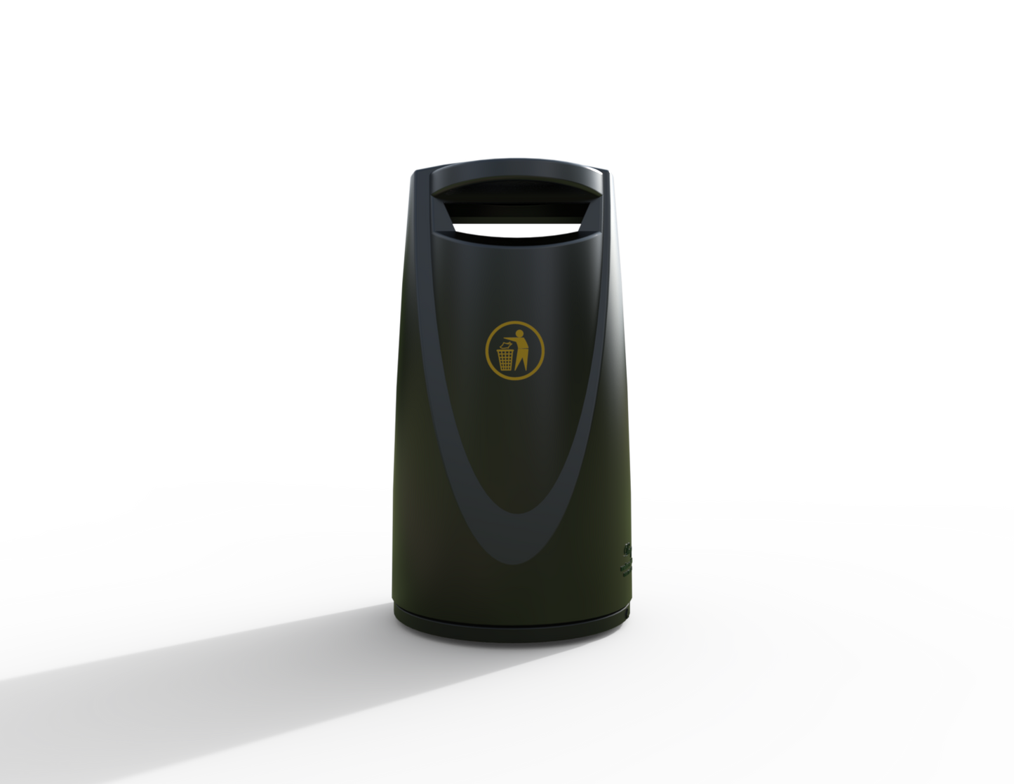 Darcy traditional Floor Mounted Litter Bin 90L | Outdoor Litterbins |