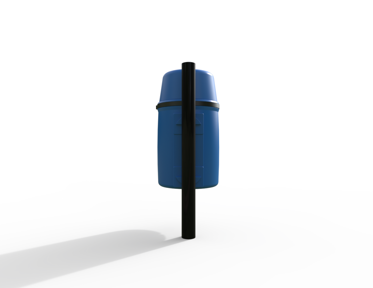 Osprey Traditional Post Mounted Litter Bin 40L | Outdoor Litterbins |