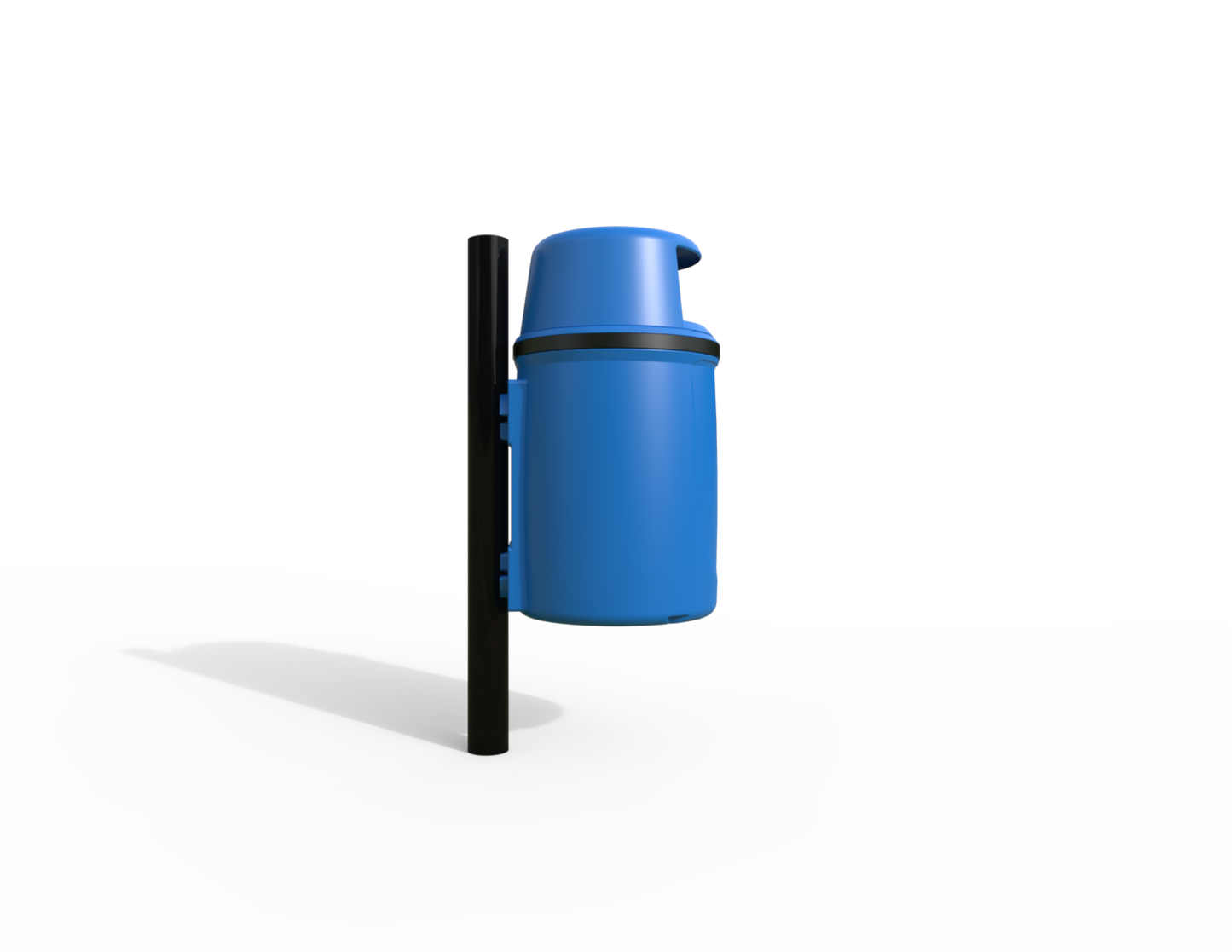 Osprey Traditional Post Mounted Litter Bin 40L | Outdoor Litterbins |