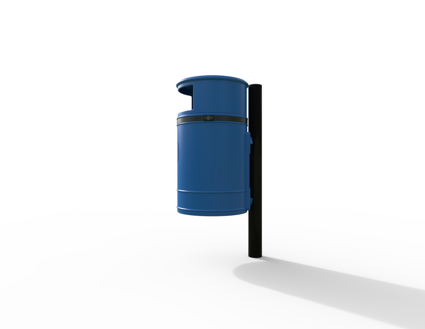 Nickleby Traditional Post Mount Litter Bin 40L | Outdoor Litterbins |
