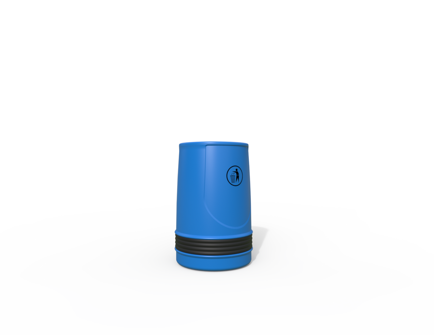 Falcon Traditional Floor Mounted Litter Bin 90L | Outdoor Litterbins |