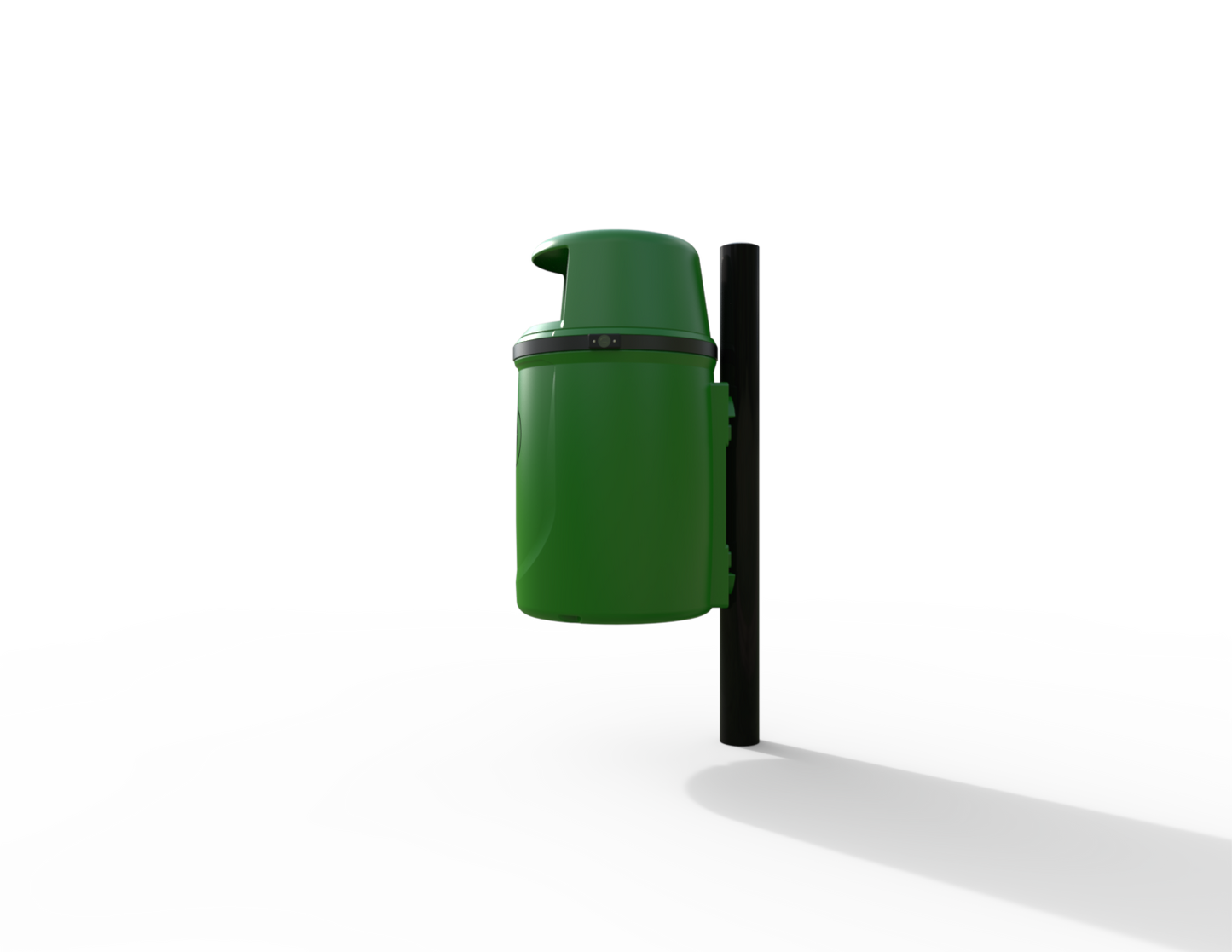 Osprey Traditional Post Mounted Litter Bin 40L | Outdoor Litterbins |