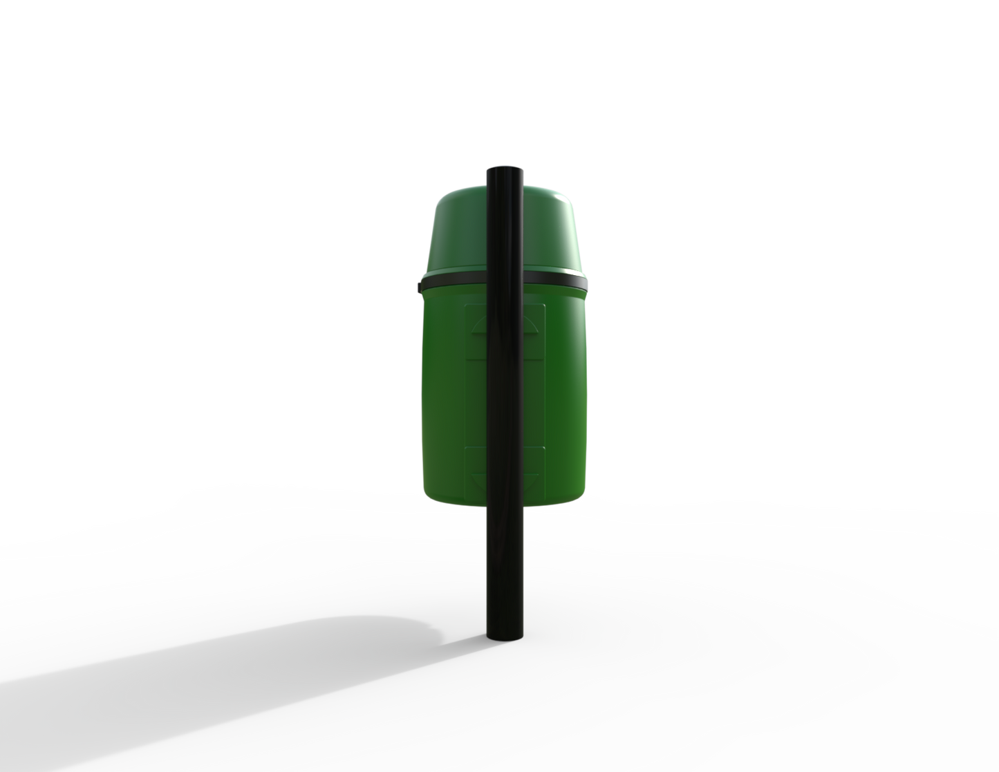 Osprey Traditional Post Mounted Litter Bin 40L | Outdoor Litterbins |