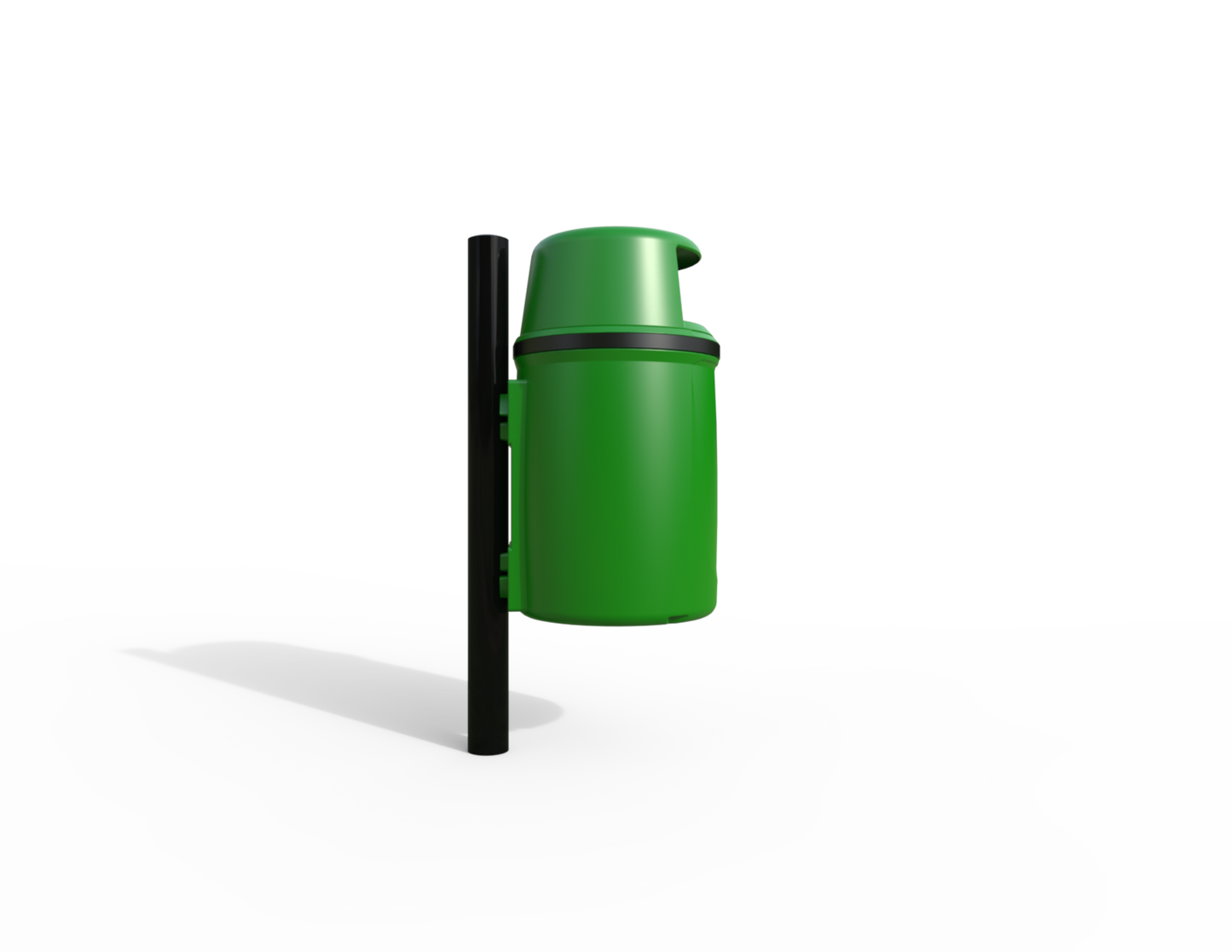 Osprey Traditional Post Mounted Litter Bin 40L | Outdoor Litterbins |