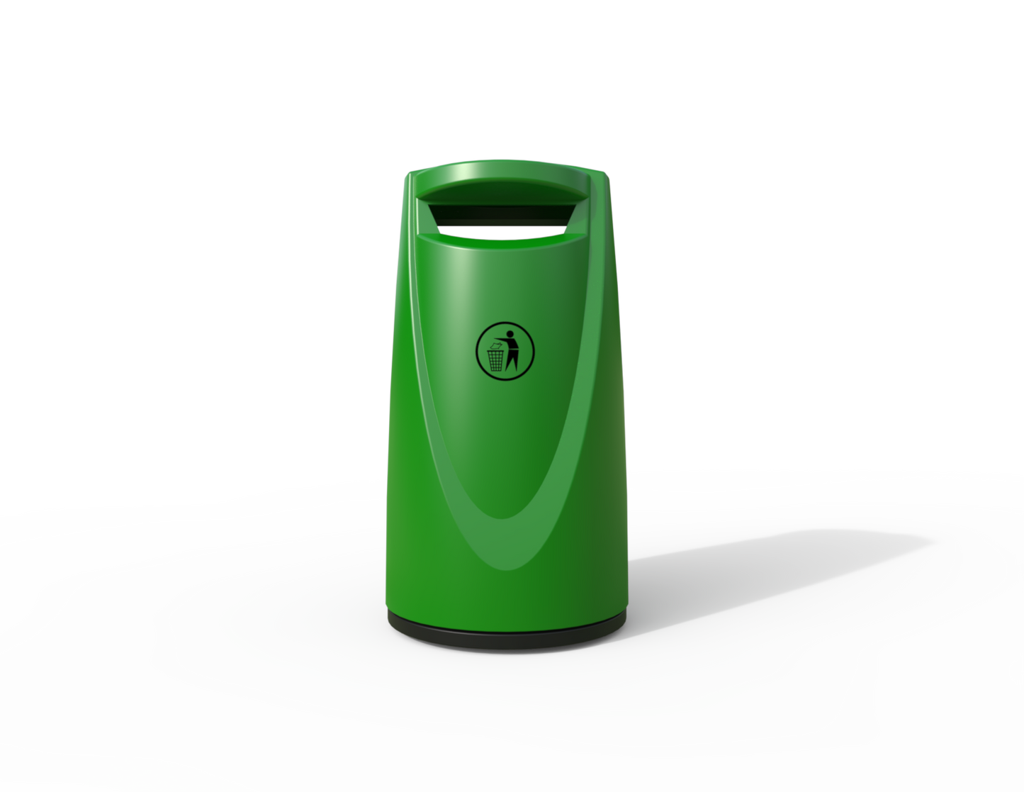 Darcy traditional Floor Mounted Litter Bin 90L | Outdoor Litterbins |