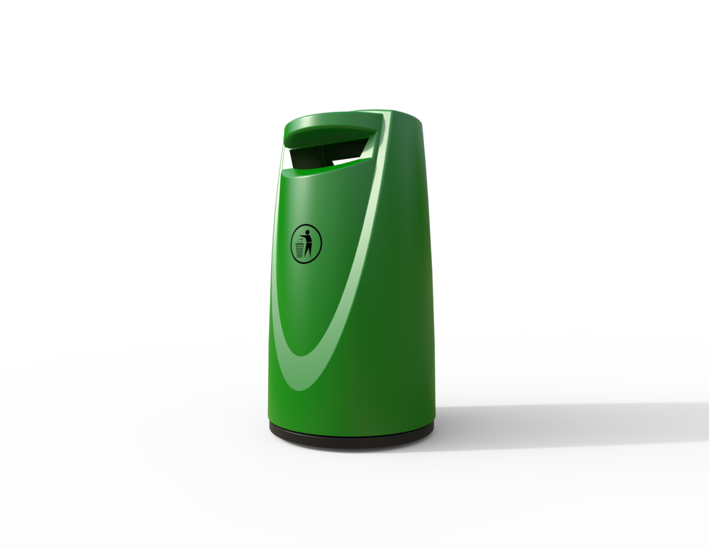Darcy traditional Floor Mounted Litter Bin 90L | Outdoor Litterbins |