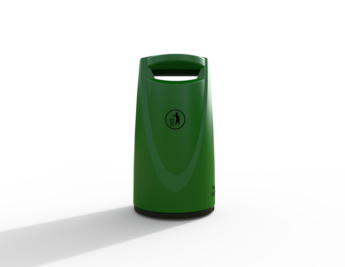 Darcy traditional Floor Mounted Litter Bin 90L | Outdoor Litterbins |