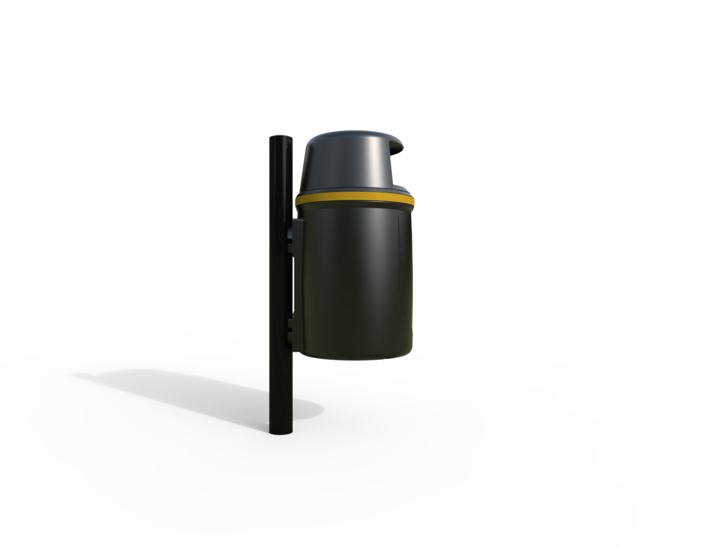 Osprey Traditional Post Mounted Litter Bin 40L | Outdoor Litterbins |