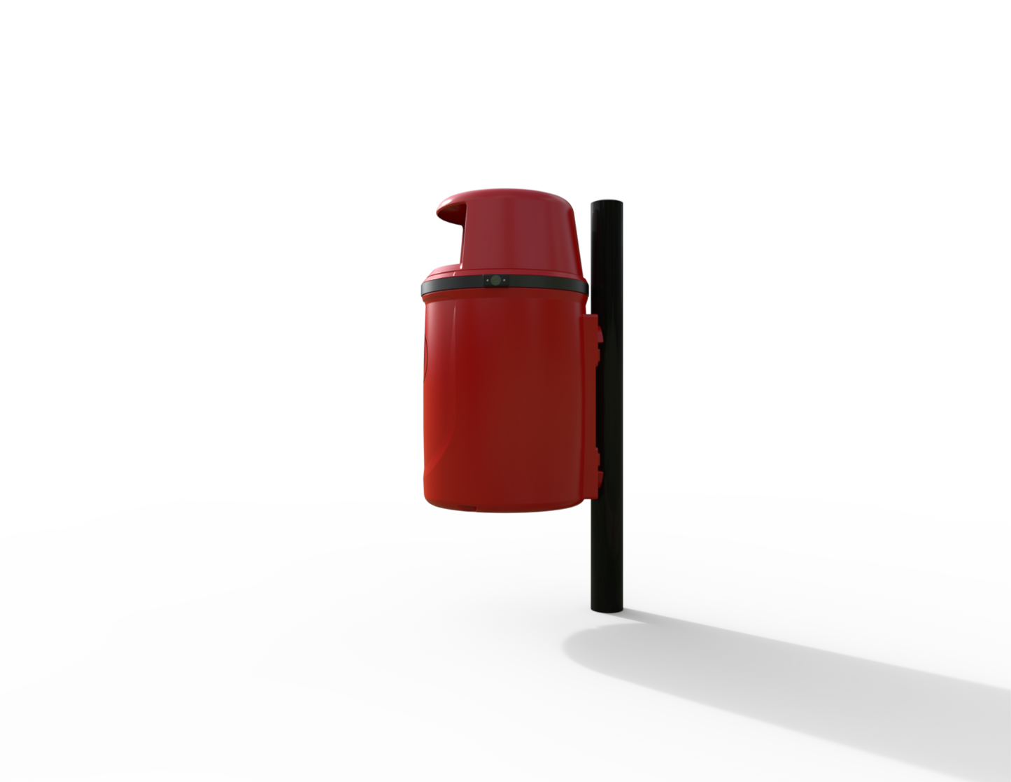 Osprey Traditional Post Mounted Litter Bin 40L | Outdoor Litterbins |