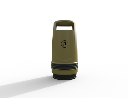 Merlin Traditional Floor Mounted Litter Bin 90L | Outdoor Litterbins |