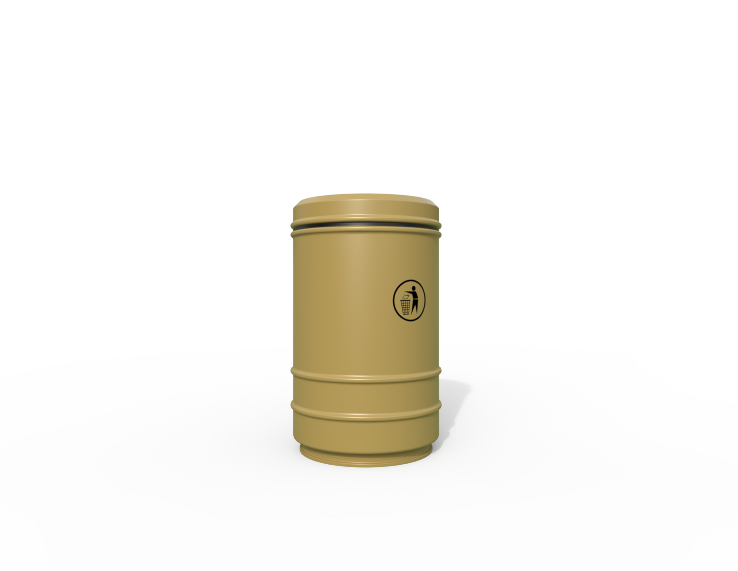 Pickwick Traditional Floor Mount Litter Bin 90L | Outdoor Litterbins |
