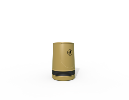 Falcon Traditional Floor Mounted Litter Bin 90L | Outdoor Litterbins |