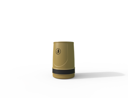 Falcon Traditional Floor Mounted Litter Bin 90L | Outdoor Litterbins |