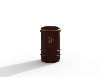 Pickwick Traditional Floor Mount Litter Bin 90L | Outdoor Litterbins |
