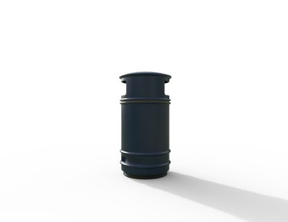 Copperfield Traditional Floor Mounted Bin 90L | Outdoor Litterbins |