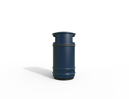 Copperfield Traditional Floor Mounted Bin 90L | Outdoor Litterbins |