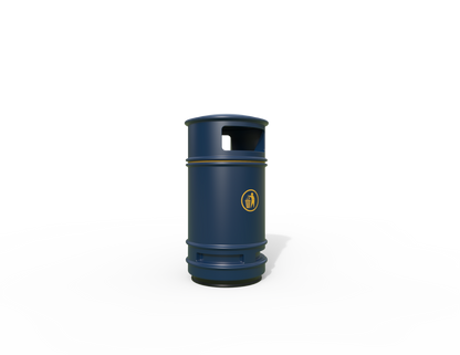 Copperfield Traditional Floor Mounted Bin 90L | Outdoor Litterbins |