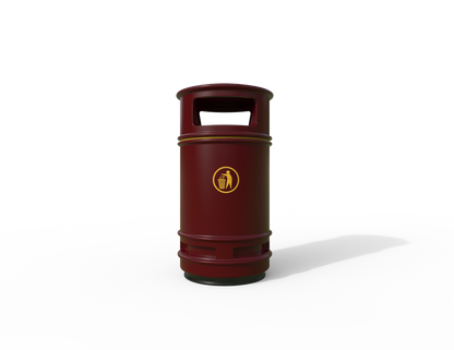 Copperfield Traditional Floor Mounted Bin 90L | Outdoor Litterbins |