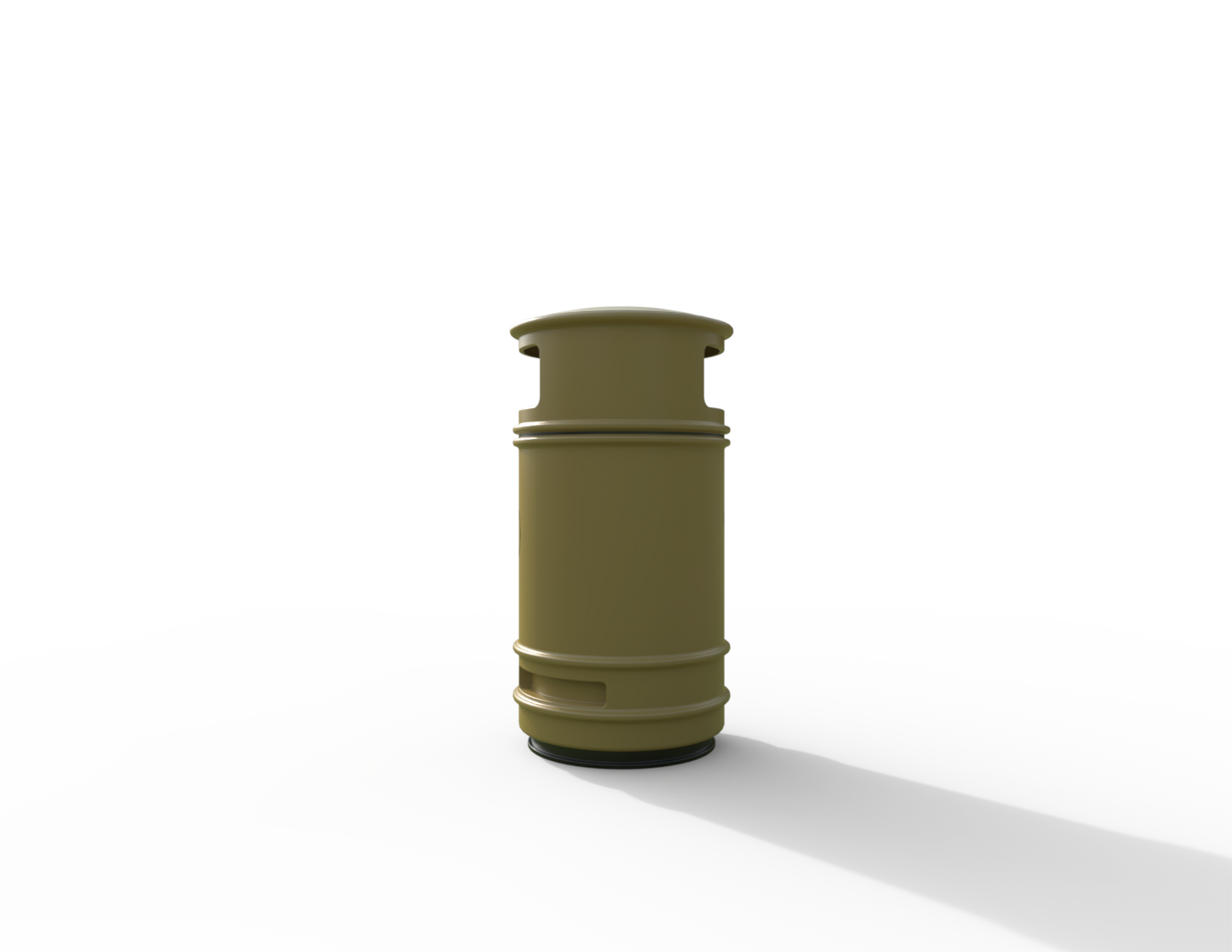 Copperfield Traditional Floor Mounted Bin 90L | Outdoor Litterbins |