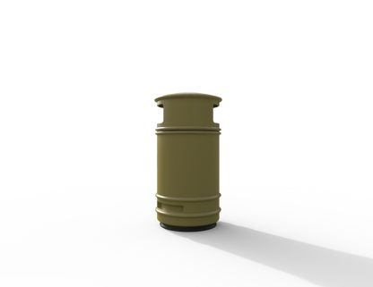 Copperfield Traditional Floor Mounted Bin 90L | Outdoor Litterbins |