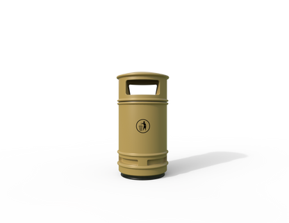 Copperfield Traditional Floor Mounted Bin 90L | Outdoor Litterbins |