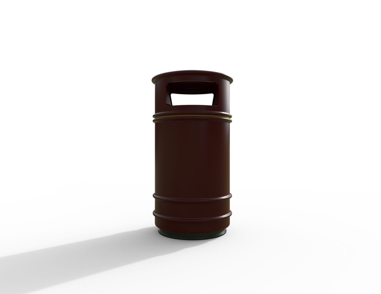 Copperfield Traditional Floor Mounted Bin 90L | Outdoor Litterbins |