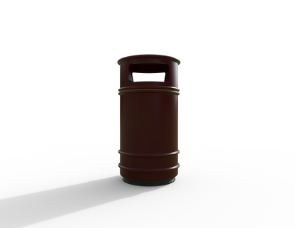 Copperfield Traditional Floor Mounted Bin 90L | Outdoor Litterbins |