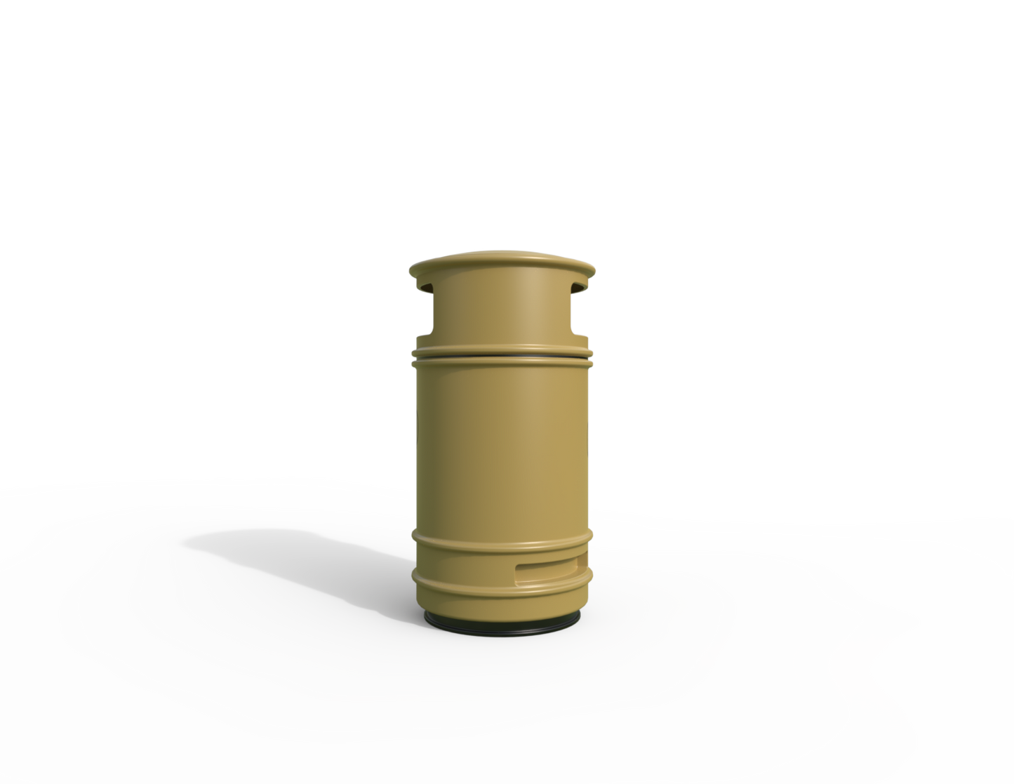 Copperfield Traditional Floor Mounted Bin 90L | Outdoor Litterbins |