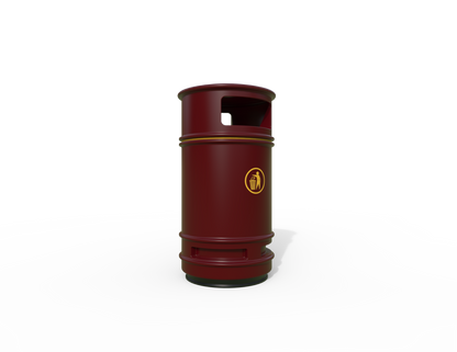 Copperfield Traditional Floor Mounted Bin 90L | Outdoor Litterbins |