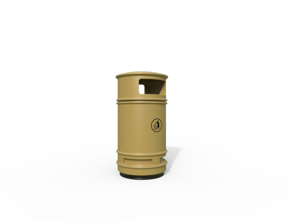Copperfield Traditional Floor Mounted Bin 90L | Outdoor Litterbins |