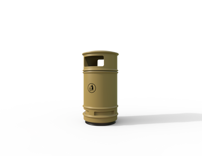 Copperfield Traditional Floor Mounted Bin 90L | Outdoor Litterbins |