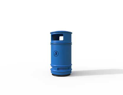 Copperfield Traditional Floor Mounted Bin 90L | Outdoor Litterbins |