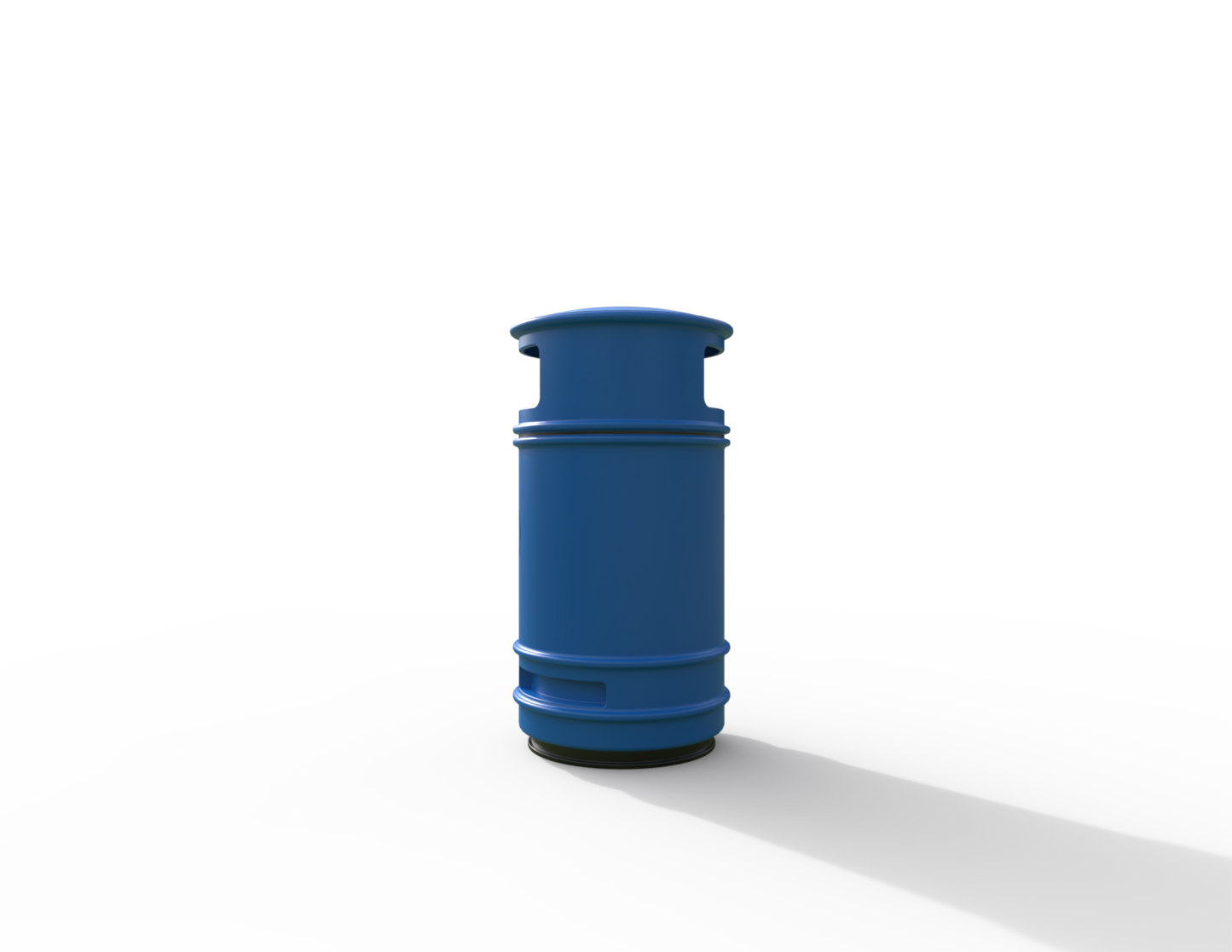 Copperfield Traditional Floor Mounted Bin 90L | Outdoor Litterbins |