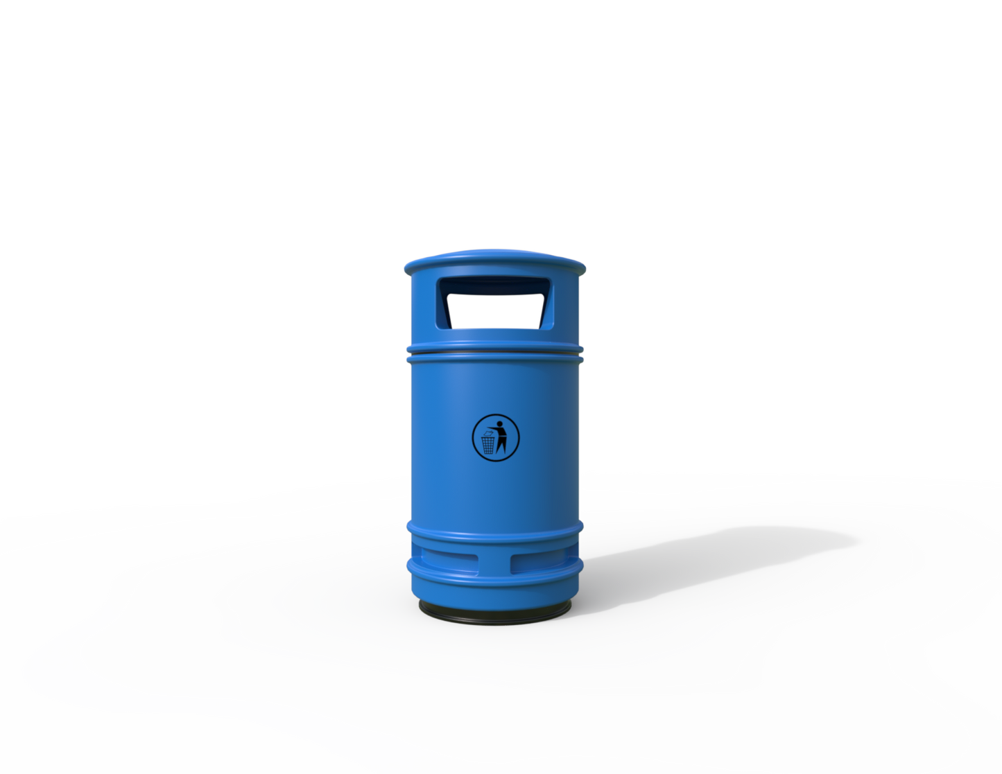 Copperfield Traditional Floor Mounted Bin 90L | Outdoor Litterbins |